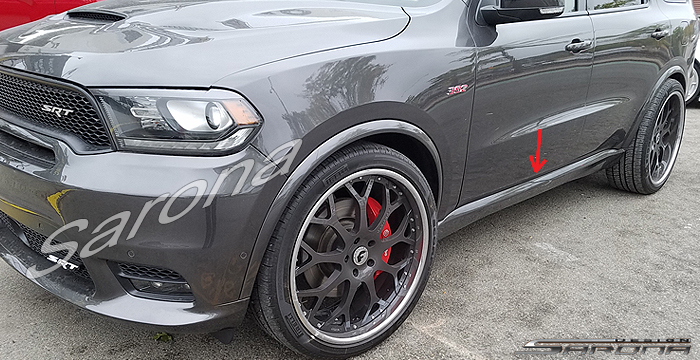 Custom Dodge Durango  SUV/SAV/Crossover Side Skirts (2011 - 2025) - $640.00 (Part #DG-018-SS)